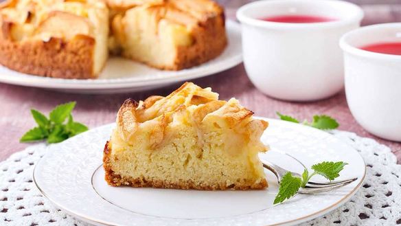 Рецепт Пирога с яблоками без яиц