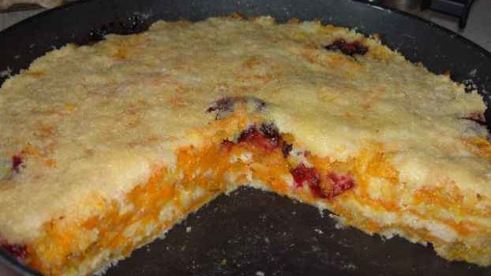 пирог сухой на манке