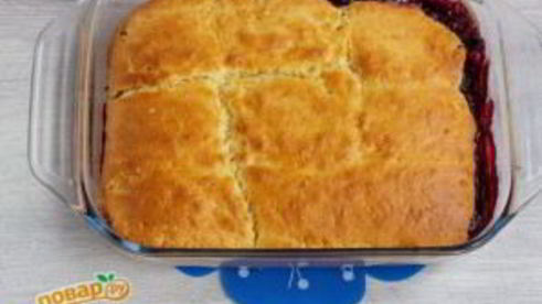 пирог ягодные пуфы