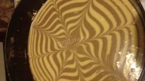 пирог зебра