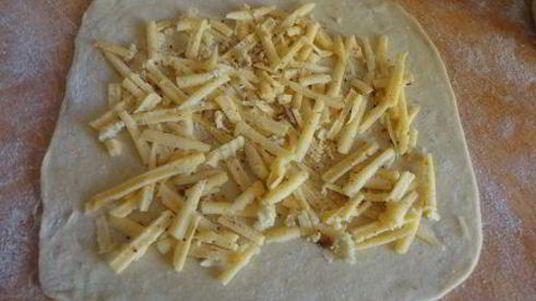 пироги с мясом, капустой и фасолью