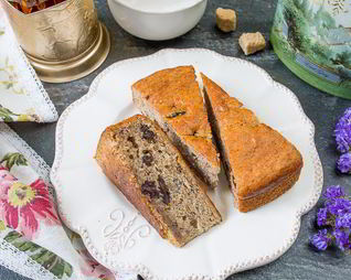 Постный банановый пирог
