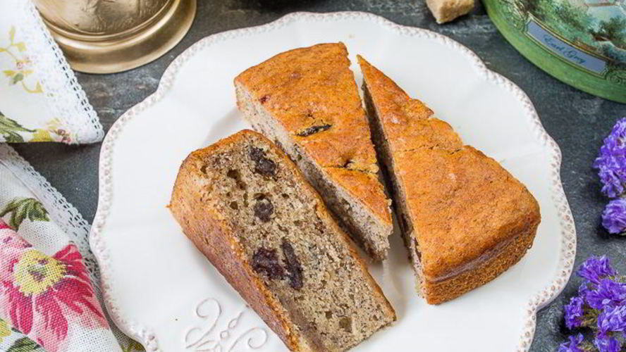 Рецепт постного бананового пирога