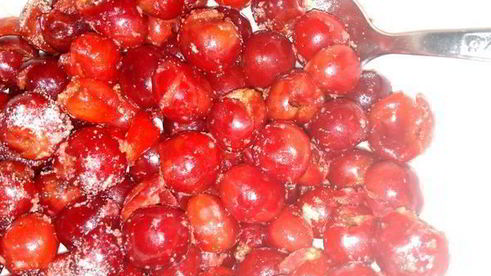 сметанный пирог с вишнями