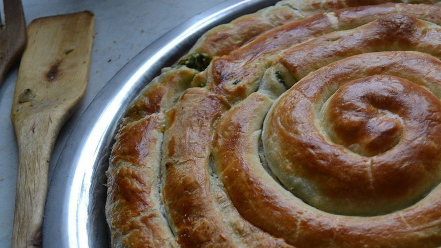 Рецепт спанакопиты — пирога с фетой и шпинатом