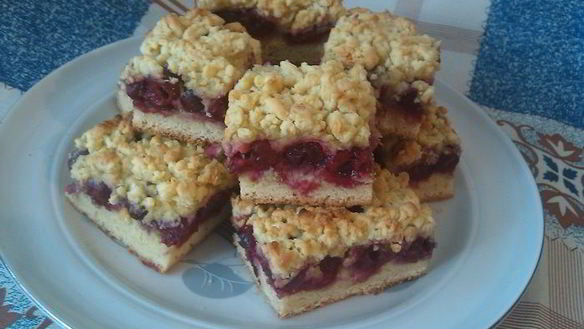 Рецепт Тертого пирога с вишнями