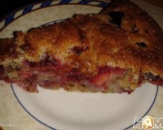 Тосканский сливовый пирог