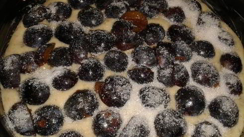 тосканский сливовый пирог