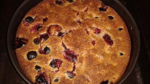 тосканский сливовый пирог