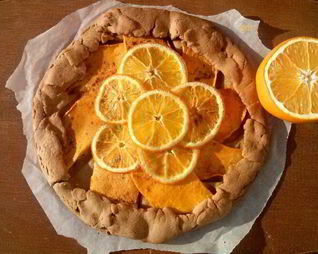 Тыквенный пирог с апельсином