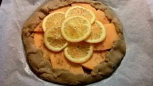 тыквенный пирог с апельсином