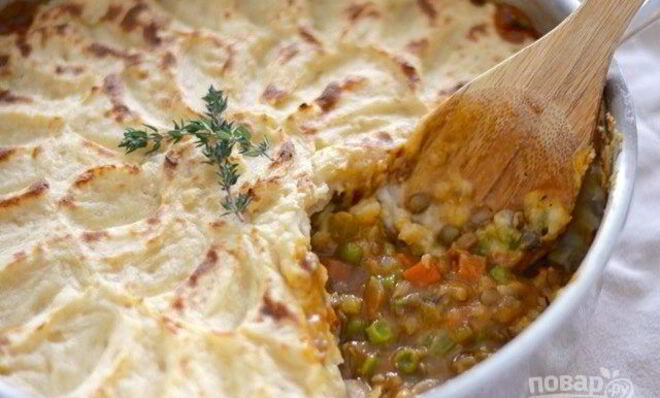 Вегетарианский Пастуший пирог