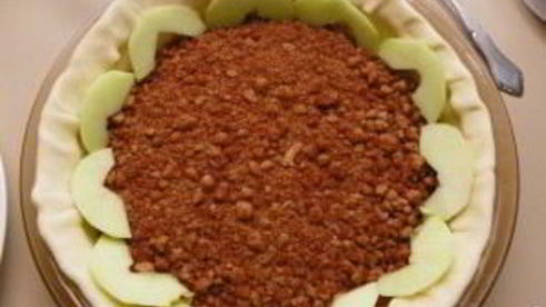 яблочный пирог из слоеного дрожжевого теста