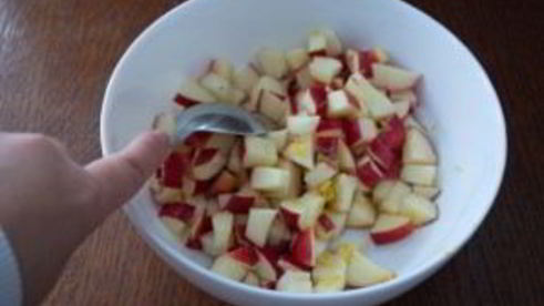 яблочный пирог с изюмом