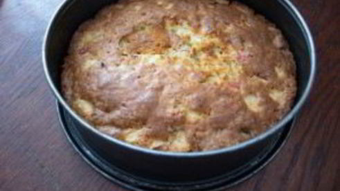 яблочный пирог с изюмом