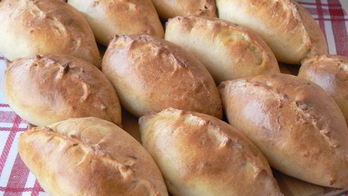 быстрые пирожки с капустой и сердечками