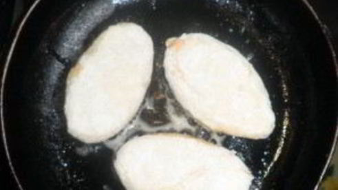 пирожки без дрожжей на сковороде