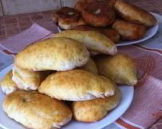 Пирожки дрожжевые на сухих дрожжах с грибами