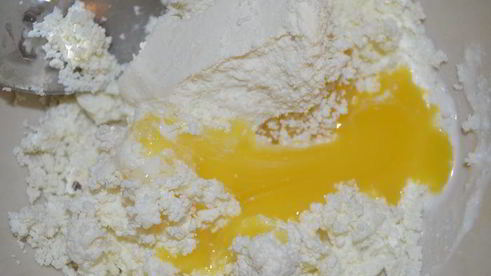 пирожки из медово-творожного теста с яблоками