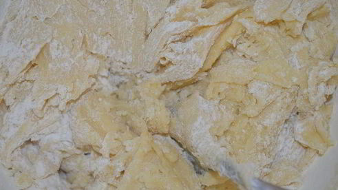 пирожки из медово-творожного теста с яблоками