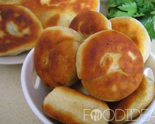 Пирожки на кефире с капустой