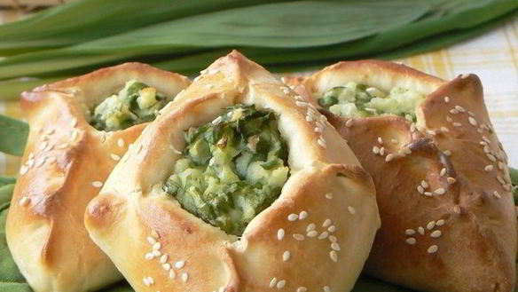 Рецепт Пирожков с черемшой