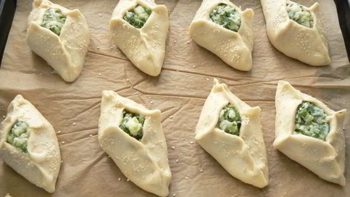 пирожки с черемшой