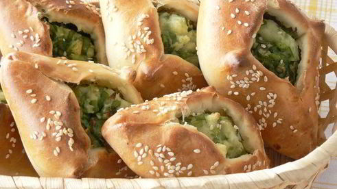 пирожки с черемшой