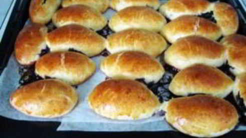 пирожки с черникой в духовке
