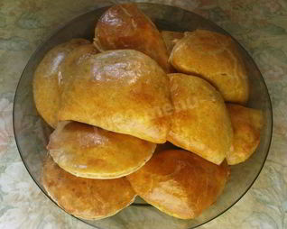 Пирожки с грибами в духовке