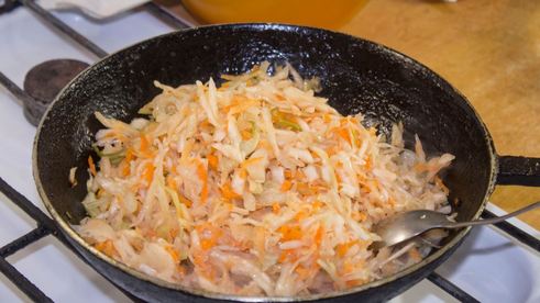 пирожки с квашеной капустой жареные