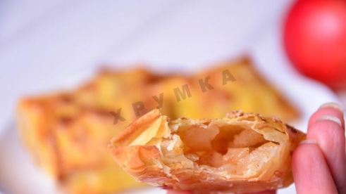 пирожки с яблоками из теста фило в духовке