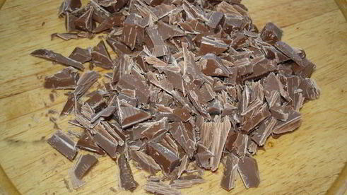 простые шоколадно-яблочные пирожки