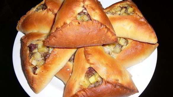 Рецепт Эчпочмака-настоящего татарского треугольник