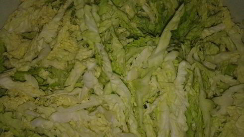 жареные пирожки из савойской капусты с яйцом и опятами