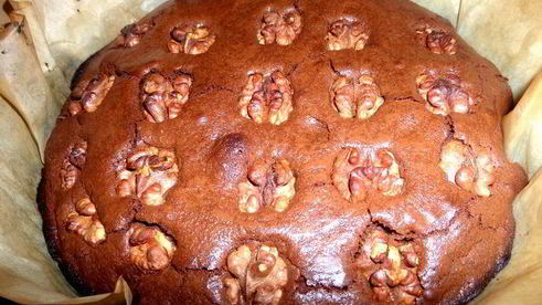 брауни с грецкими орехами