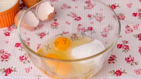 брауни с жидким шоколадом внутри