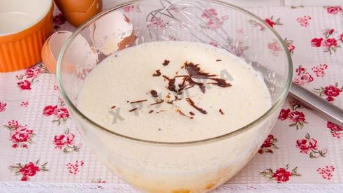 брауни с жидким шоколадом внутри