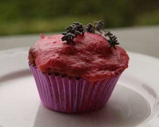 Лавандовые пирожные