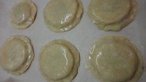 песочные пирожные с яблоками