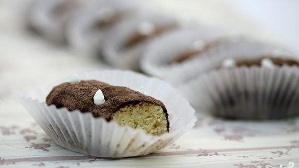 Рецепт Пирожного Картошка из бисквита