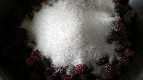 пирожное малина в шампанском