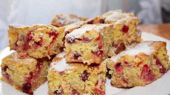 Рецепт Пирожного с клюквой