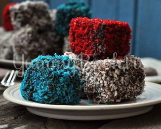 Пирожные Ламингтон