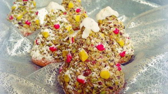 Рецепт Пирожных Новогодних елочек