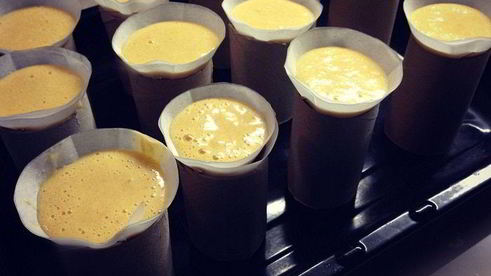 пирожные новогодние елочки