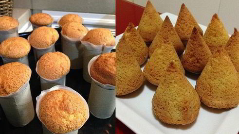 пирожные новогодние елочки