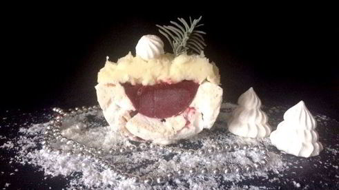 пирожные павлова с кокосовым кремом