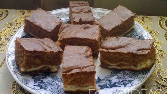 Рецепт Шоколадна-творожных пирожные