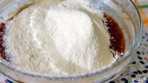 шоколадный брауни с творогом и вишней